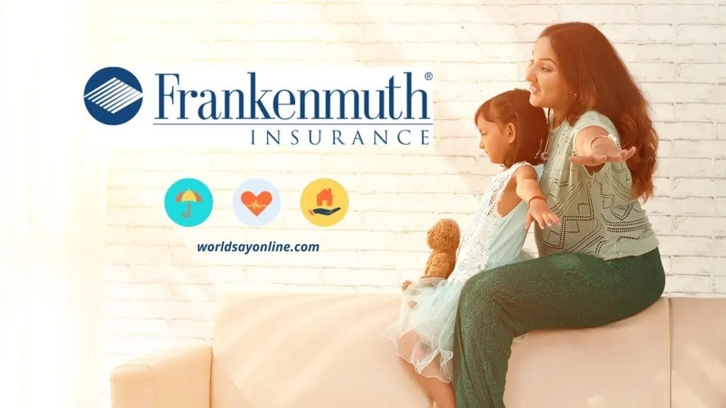 Frankenmuth Insurance policy documents and a smiling customer, showcasing diverse benefits and reliable coverage.